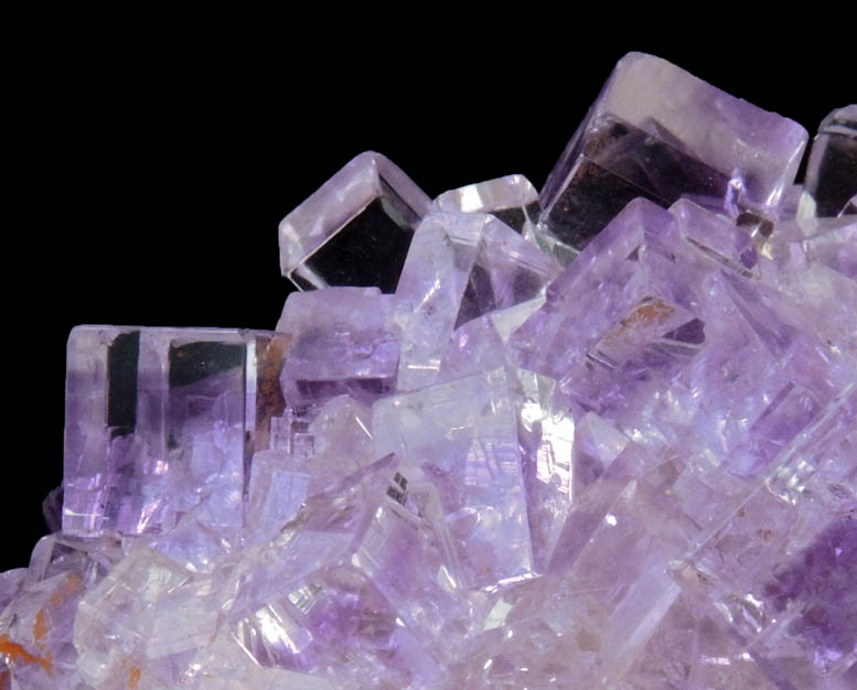 Fluorite plus Calcite from Berbes Mine, near Ribadesella, Oviedo, Spain