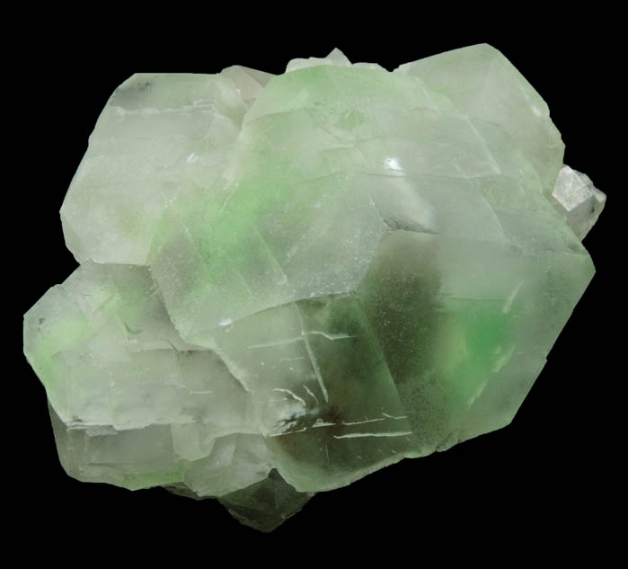 Fluorite (zoned crystals) from Naica Mine, Saucillo, Chihuahua, Mexico