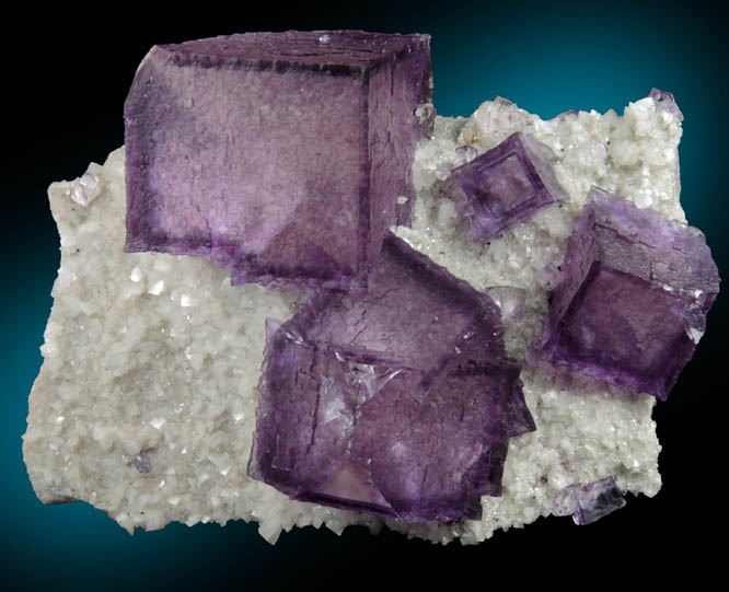 Fluorite on Dolomite from Elmwood Mine, Carthage, Smith County, Tennessee