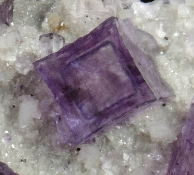 Fluorite on Dolomite from Elmwood Mine, Carthage, Smith County, Tennessee