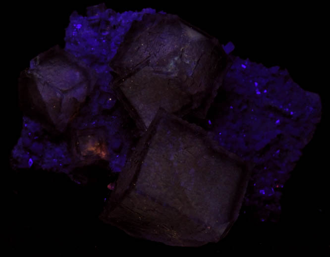 Fluorite on Dolomite from Elmwood Mine, Carthage, Smith County, Tennessee