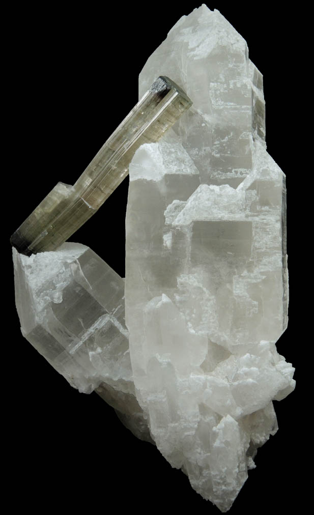Elbaite Tourmaline on Quartz from Padlack, Laghman Province, Afghanistan