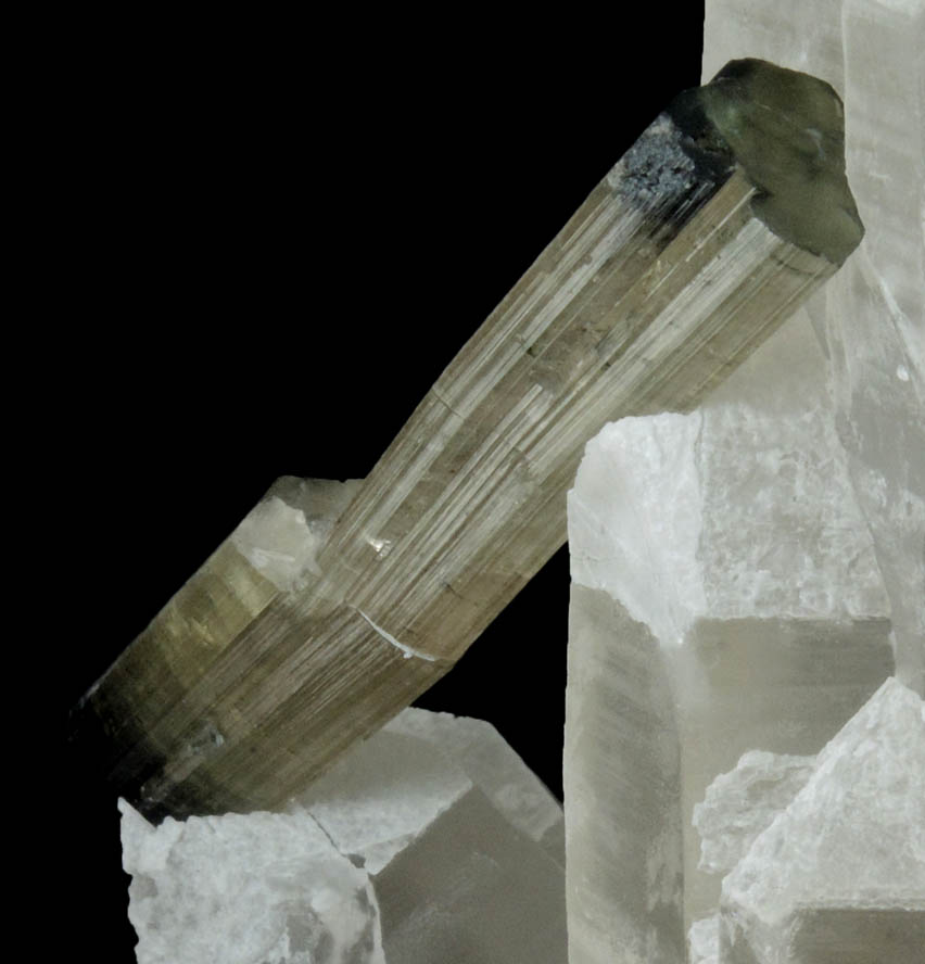 Elbaite Tourmaline on Quartz from Padlack, Laghman Province, Afghanistan