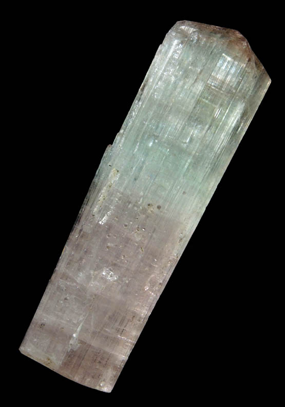 Elbaite Tourmaline (bi-colored) from Paprok, Kamdesh District, Nuristan Province, Afghanistan