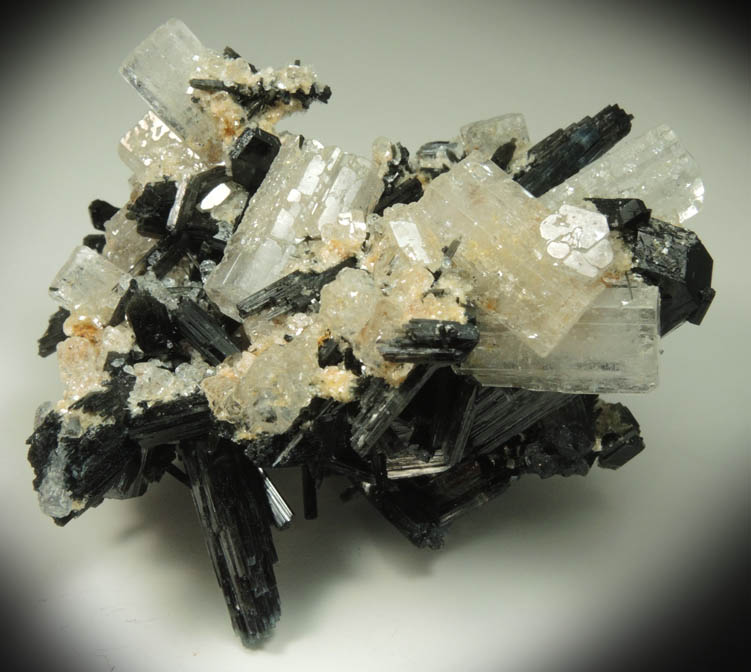 Schorl Tourmaline, Beryl, Muscovite from Erongo Mountains, 20 km north of Usakos, Damaraland, Namibia