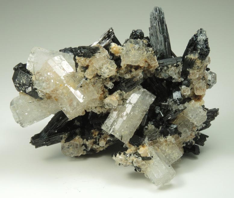 Schorl Tourmaline, Beryl, Muscovite from Erongo Mountains, 20 km north of Usakos, Damaraland, Namibia