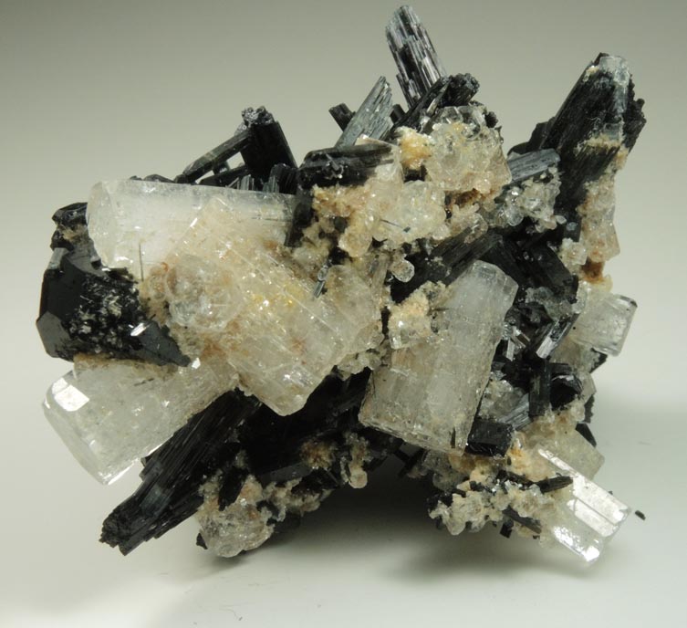 Schorl Tourmaline, Beryl, Muscovite from Erongo Mountains, 20 km north of Usakos, Damaraland, Namibia