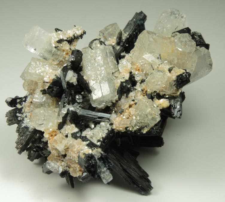 Schorl Tourmaline, Beryl, Muscovite from Erongo Mountains, 20 km north of Usakos, Damaraland, Namibia