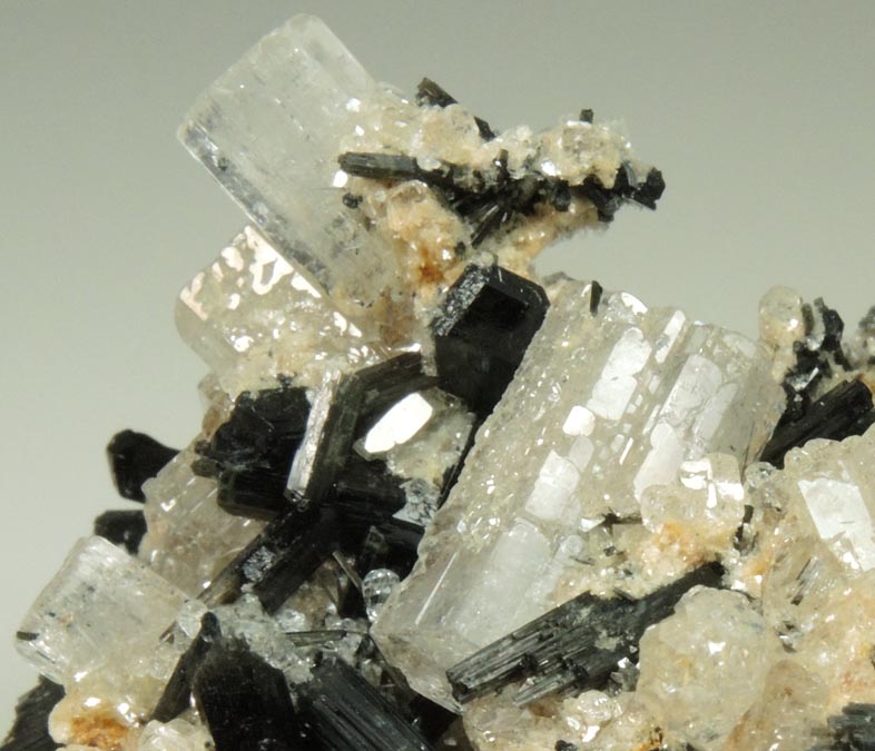 Schorl Tourmaline, Beryl, Muscovite from Erongo Mountains, 20 km north of Usakos, Damaraland, Namibia