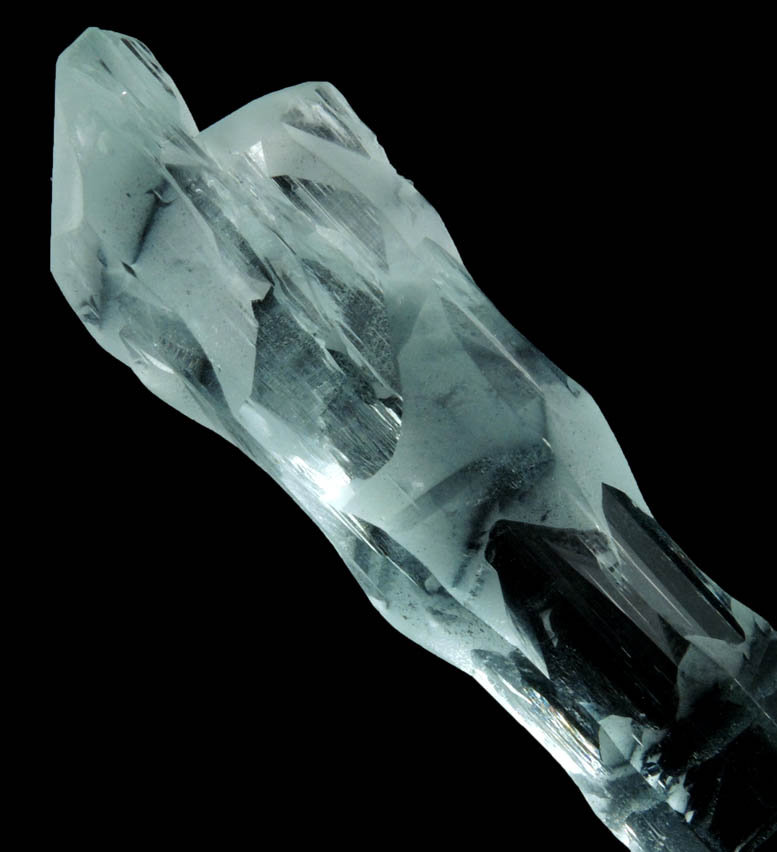 Beryl var. Aquamarine (cobra-head habit) from Balochi, Gilgit-Skardu Road, Gilgit-Baltistan, Pakistan