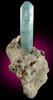 Beryl var. Aquamarine in Albite with Muscovite from Mimoso do Sul, Espirito Santo, Brazil