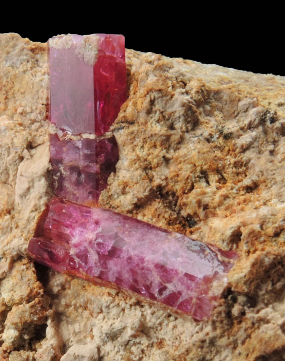 Beryl var. Bixbite (Red Beryl) from Rex Harris' Ruby Violet claim, Wah Wah Mountains, Beaver County, Utah