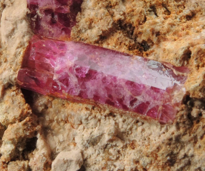 Beryl var. Bixbite (Red Beryl) from Rex Harris' Ruby Violet claim, Wah Wah Mountains, Beaver County, Utah