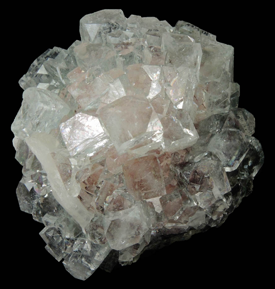 Apophyllite and Stilbite over Thomsonite from Rahuri, Nagar District, Maharashtra, India