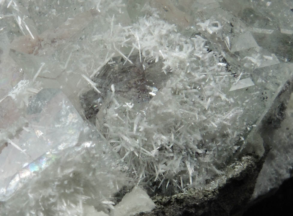 Apophyllite and Stilbite over Thomsonite from Rahuri, Nagar District, Maharashtra, India