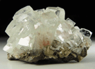 Fluorapophyllite-(K) (formerly known as Apophyllite) and Stilbite over Thomsonite from Rahuri, Nagar District, Maharashtra, India