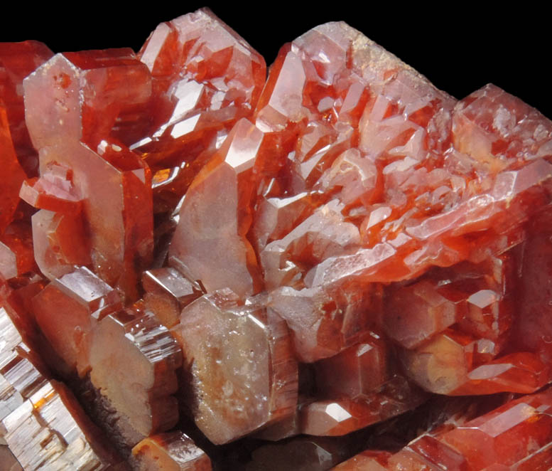 Vanadinite from Acif Mine, Mibladen, Haute Moulouya Basin, Zeida-Aouli-Mibladen belt, Midelt Province, Morocco