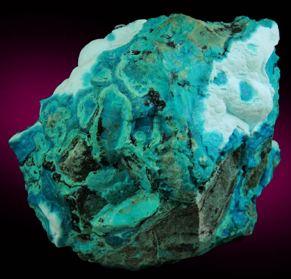 Chrysocolla from Inspiration Mine, Globe-Miami District, Gila County, Arizona