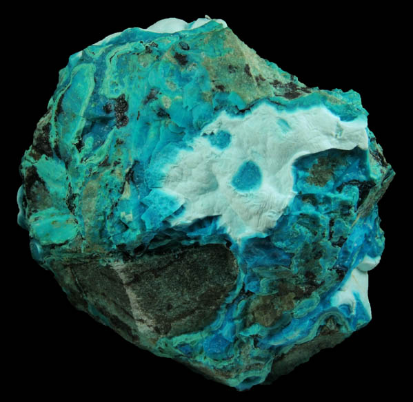 Chrysocolla from Inspiration Mine, Globe-Miami District, Gila County, Arizona