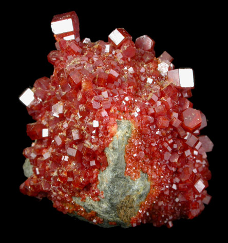 Vanadinite from Apache Mine (Vanadium Shaft), 8 km north of Globe, Gila County, Arizona