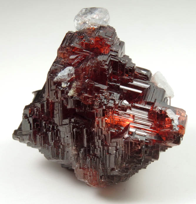 Spessartine Garnet with minor Quartz from Lavra Navegadora, Penha do Norte, Minas Gerais, Brazil