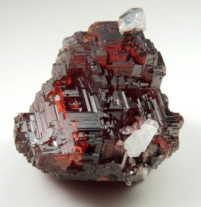 Spessartine Garnet with minor Quartz from Lavra Navegadora, Penha do Norte, Minas Gerais, Brazil