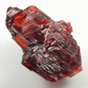 Spessartine Garnet with Hyalite Opal from Lavra Navegadora, Penha do Norte, Minas Gerais, Brazil