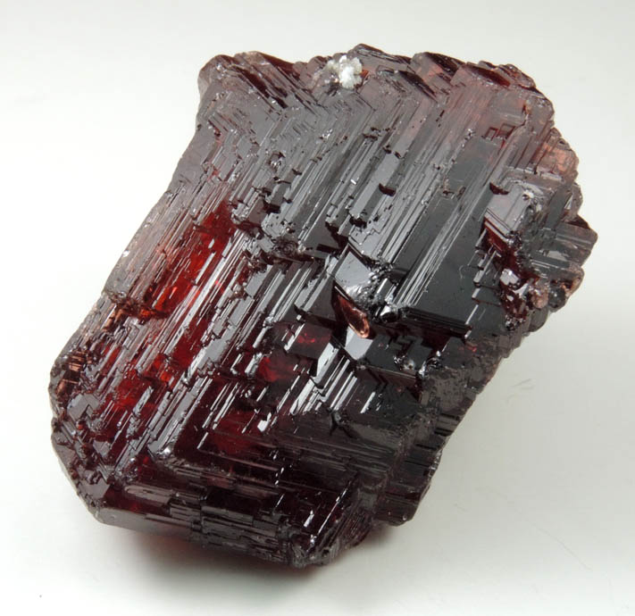 Spessartine Garnet with minor Quartz from Lavra Navegadora, Penha do Norte, Minas Gerais, Brazil