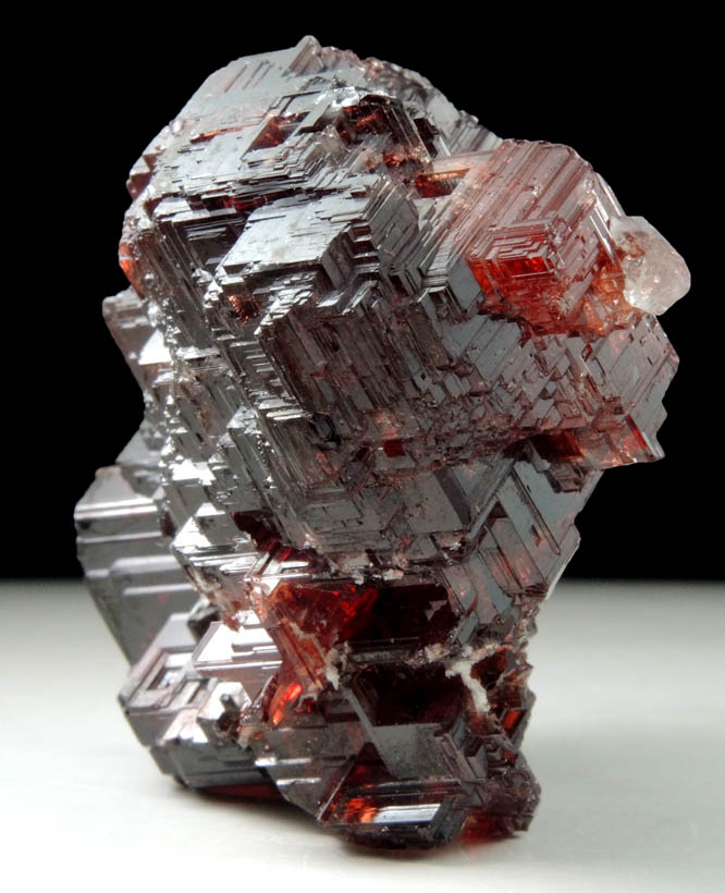 Spessartine Garnet with minor Quartz from Lavra Navegadora, Penha do Norte, Minas Gerais, Brazil