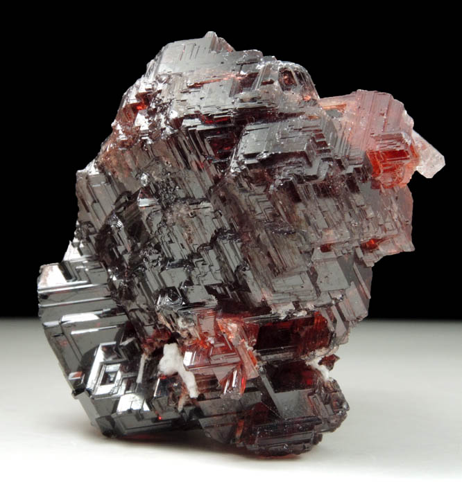 Spessartine Garnet with minor Quartz from Lavra Navegadora, Penha do Norte, Minas Gerais, Brazil