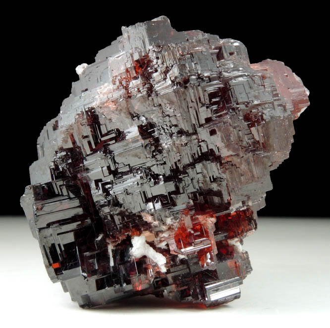 Spessartine Garnet with minor Quartz from Lavra Navegadora, Penha do Norte, Minas Gerais, Brazil