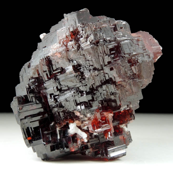 Spessartine Garnet with minor Quartz from Lavra Navegadora, Penha do Norte, Minas Gerais, Brazil