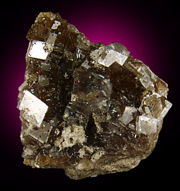 Calcite, Barite, Marcasite from Fogle Quarry, Ottawa, Franklin County, Kansas