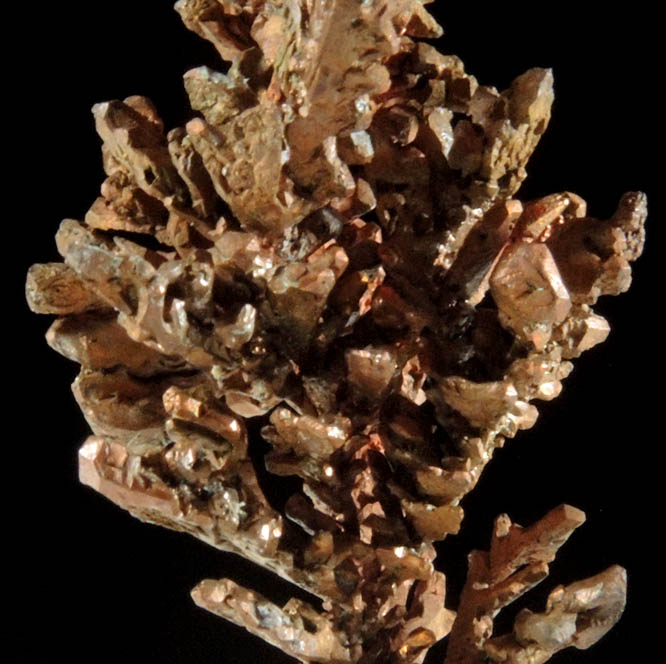 Copper (naturally crystallized native copper) from Emke Mine, Onganja, Seeis, Khomas, Namibia