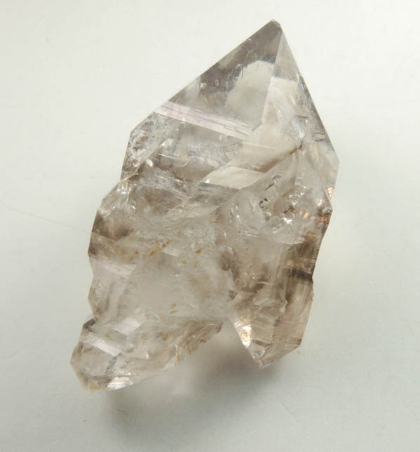 Quartz var. Smoky Quartz from Mount Marie Quarry, 7.5 km southeast of Paris Hill, Oxford County, Maine