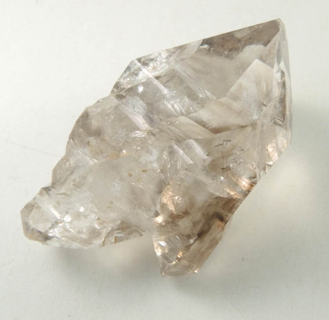 Quartz var. Smoky Quartz from Mount Marie Quarry, 7.5 km southeast of Paris Hill, Oxford County, Maine