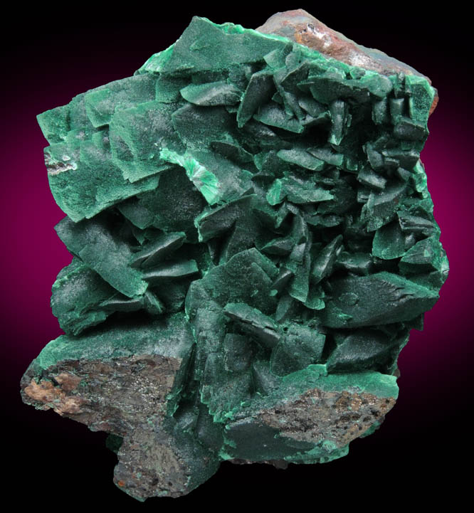 Chalcocite-Cuprite pseudomorphs after Azurite coated with Malachite from Milpillas Mine, Cuitaca, Sonora, Mexico