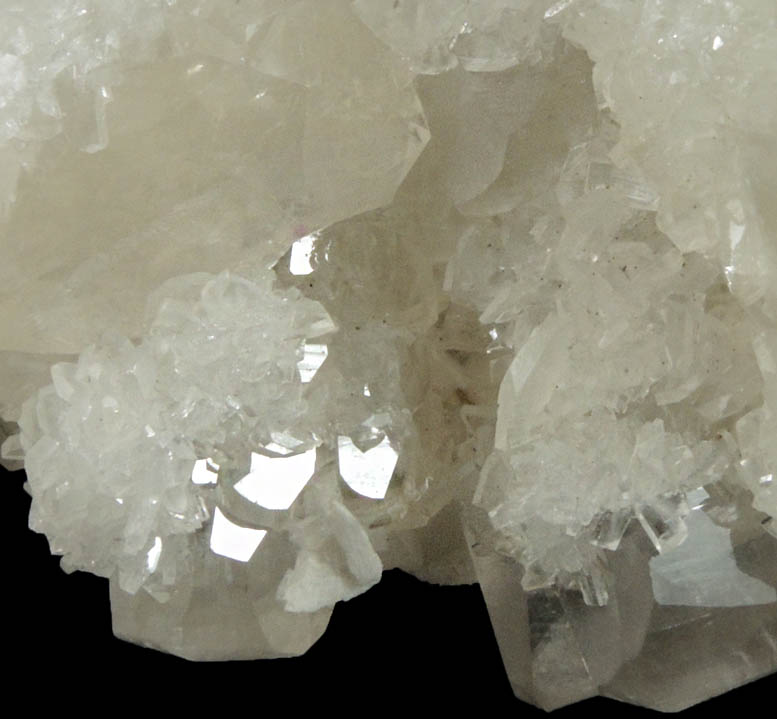 Barite over Calcite over Fluorite from Villabona District, Asturias, Spain