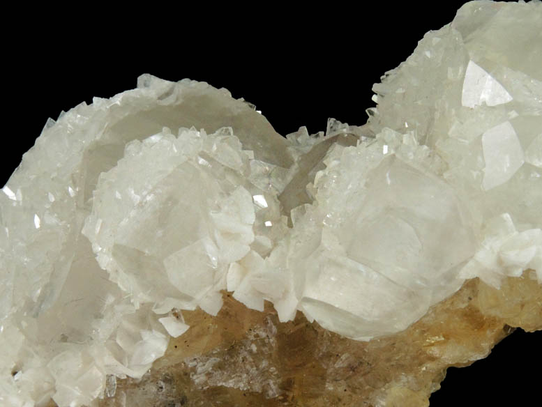 Barite over Calcite over Fluorite from Villabona District, Asturias, Spain