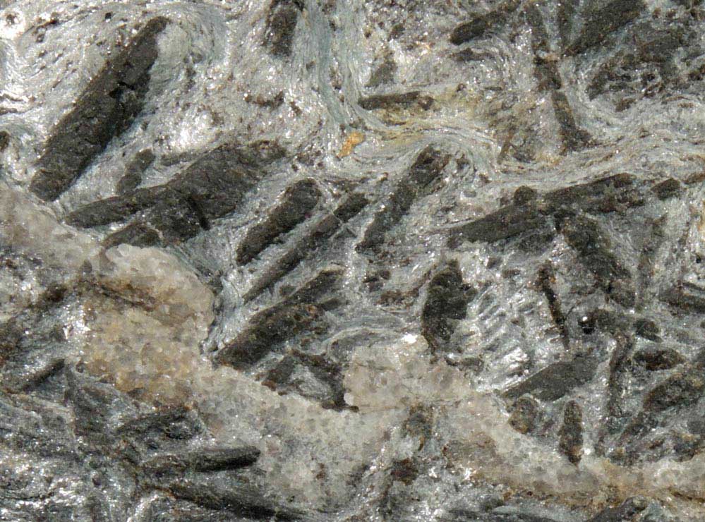 Staurolite with minor Almandine Garnet from Pipeline exposure, 500 m south of Diamond Lake, Glastonbury, Hartford County, Connecticut