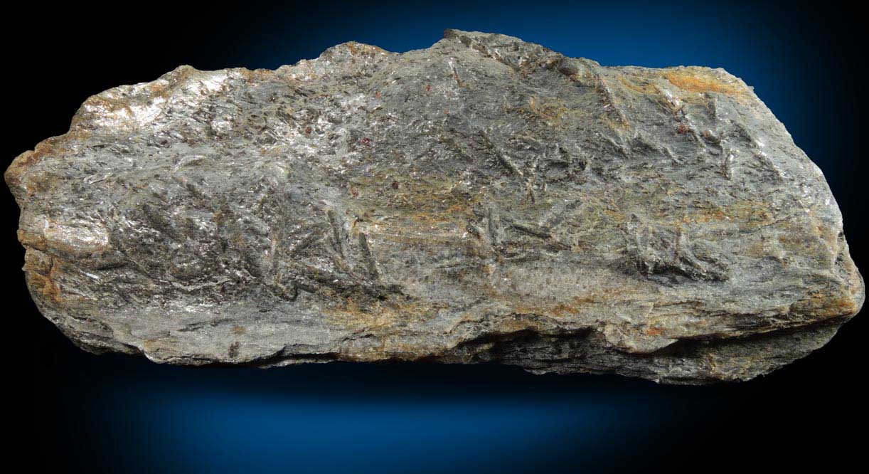 Staurolite with minor Almandine Garnet from Pipeline exposure, 500 m south of Diamond Lake, Glastonbury, Hartford County, Connecticut