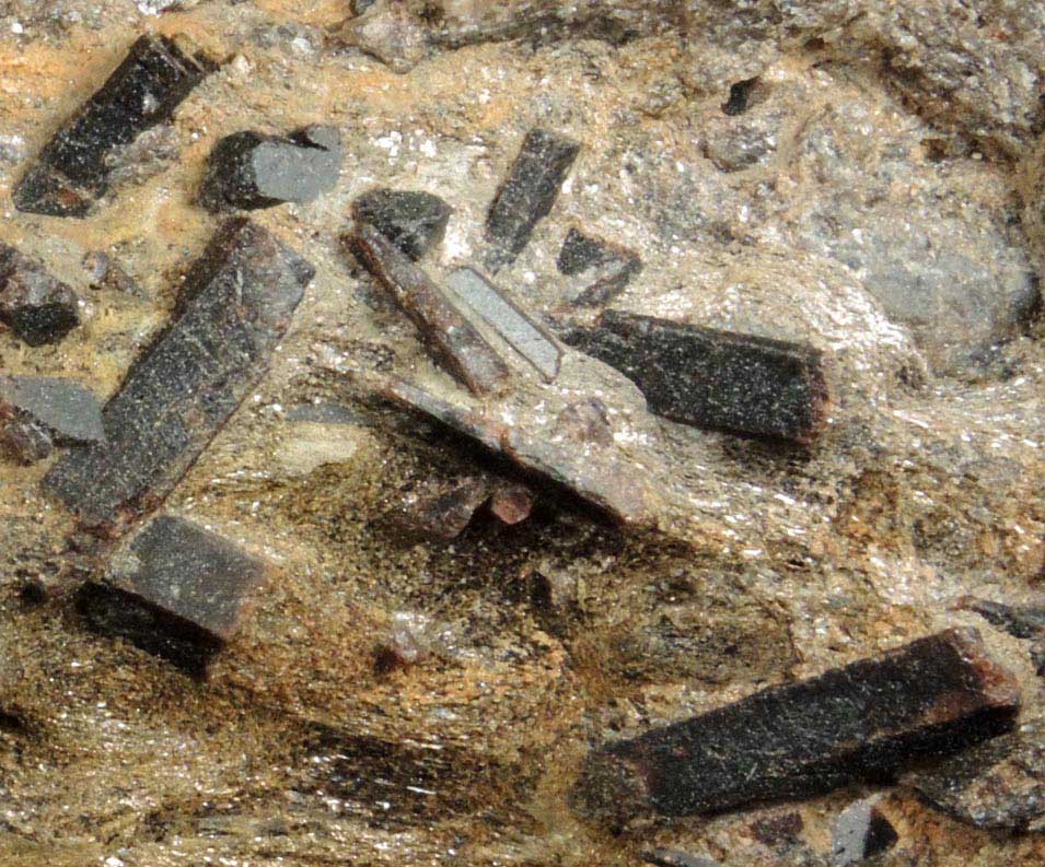 Staurolite with Almandine Garnet from Cook Road locality, Windham, Cumberland County, Maine