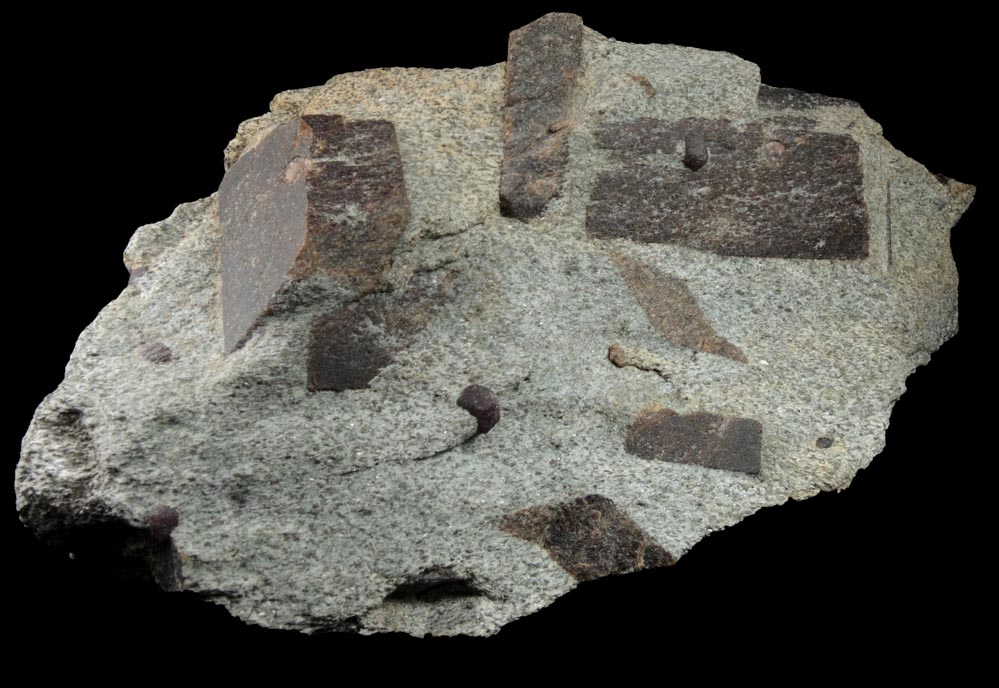 Staurolite with Almandine Garnet from Pond Hill, near Pearl Lake, Lisbon, Grafton County, New Hampshire