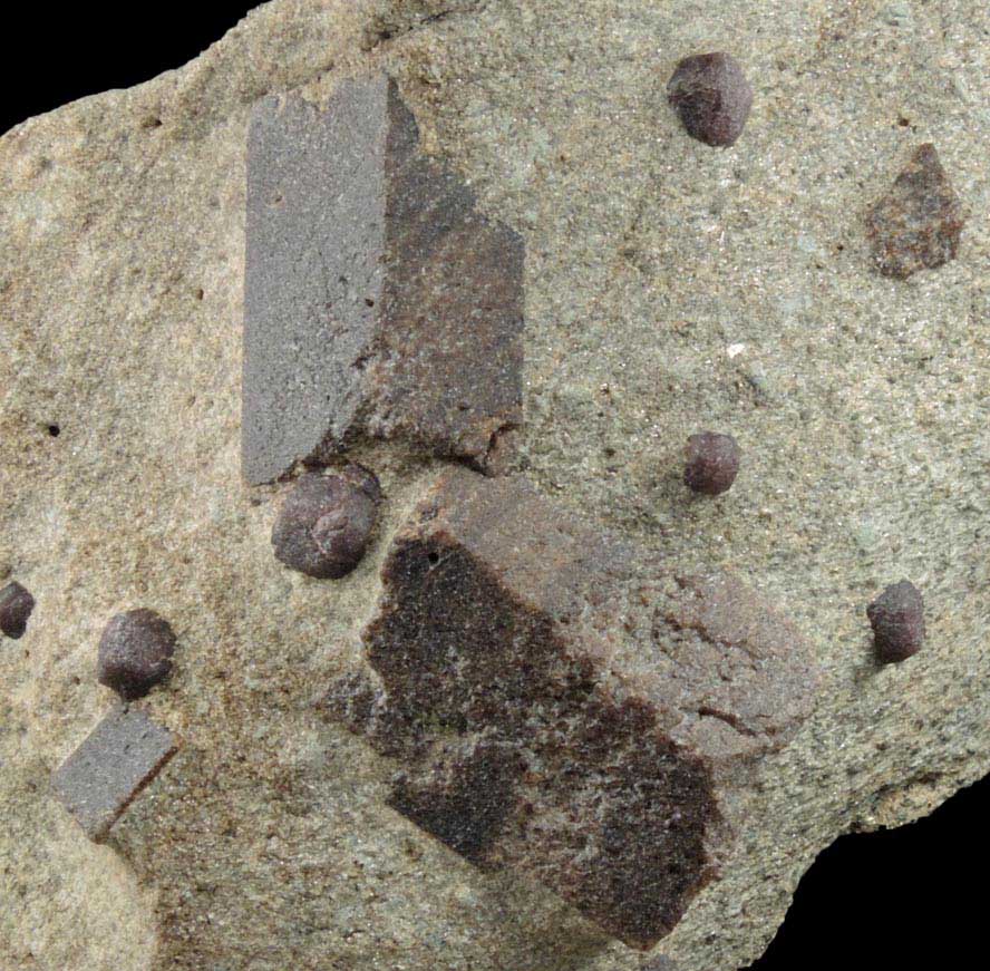 Staurolite with Almandine Garnet from Pond Hill, near Pearl Lake, Lisbon, Grafton County, New Hampshire