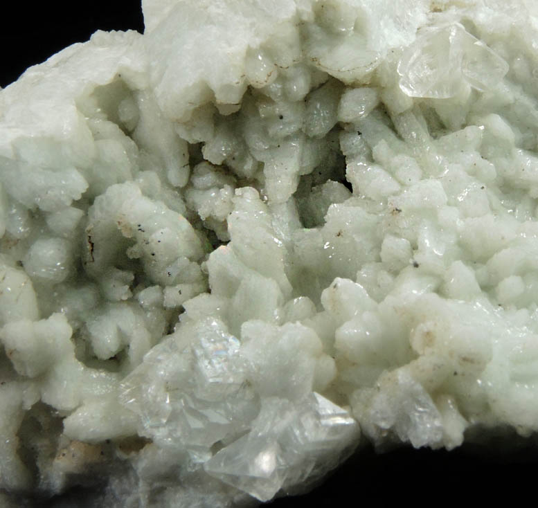 Datolite with Calcite and Pyrite from Millington Quarry, Bernards Township, Somerset County, New Jersey