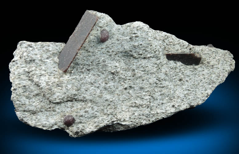 Staurolite with Almandine Garnet from Pond Hill, near Pearl Lake, Lisbon, Grafton County, New Hampshire