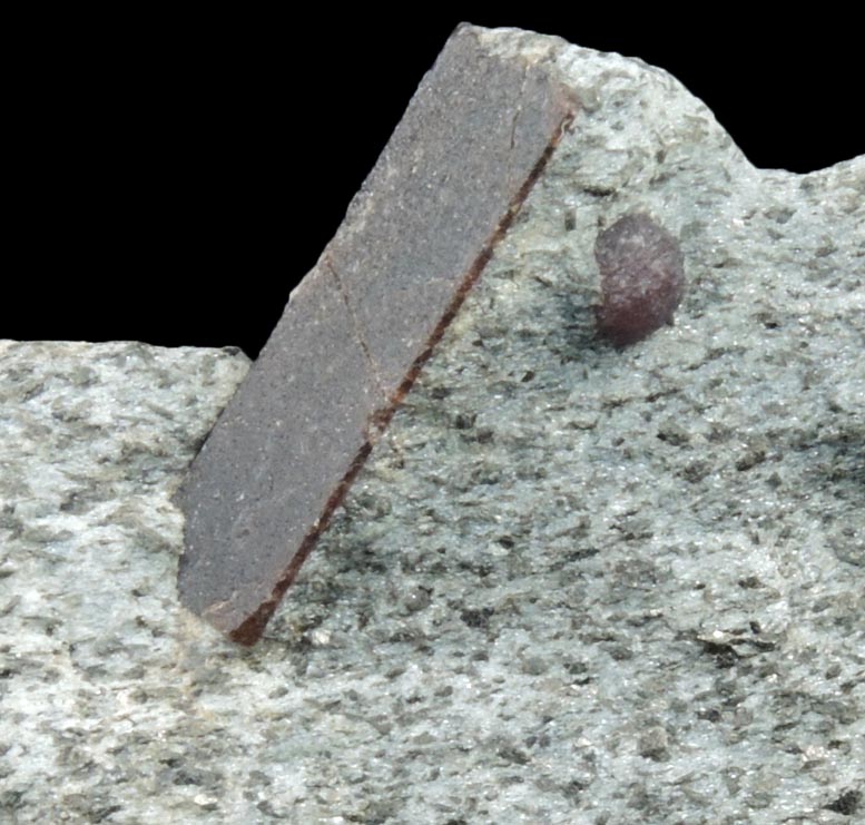 Staurolite with Almandine Garnet from Pond Hill, near Pearl Lake, Lisbon, Grafton County, New Hampshire