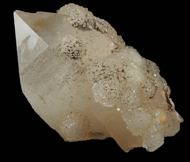 Quartz on Quartz from Brookdale Mine, Phoenixville District, Chester County, Pennsylvania