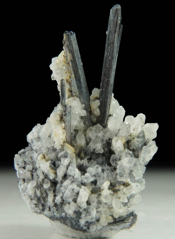 Stibnite and Quartz from Antimony Peak, San Benito County, California