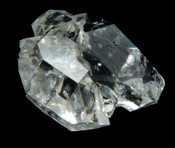 Quartz var. Herkimer Diamond with fluid inclusions (enhydro) from Diamond Acres (Hastings Farm), Fonda, Montgomery County, New York